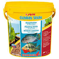 Корм для цихлид Cichlids Sticks 10 л (ведро), Sera