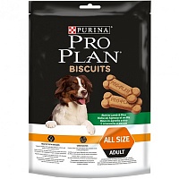 Лакомство для собак старше 9 месяцев с ягненком и рисом Purina Pro Plan Biscuits