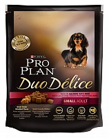 Сухой корм для взрослых собак мелких и карликовых пород, лосось с рисом, Purina Pro Plan Duo Delice